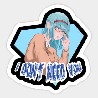 Kuudere Love Sticker